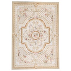 Traditioneller Flachgewebeteppich im französischen Aubusson-Stil aus dem 17. Jahrhundert