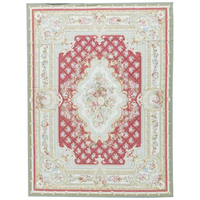 17th Century Traditional French Aubusson Style Flat Weave Rug For Sale ...