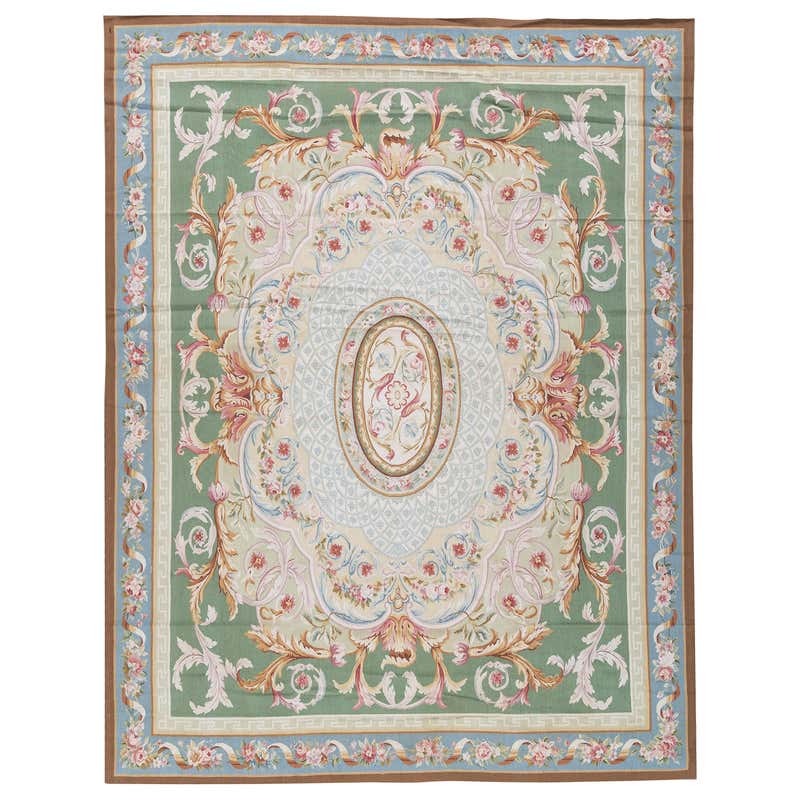 1700s Rug Patterns 17th Century Traditional French Aubusson Style Flat-Weave Rug For Sale ...