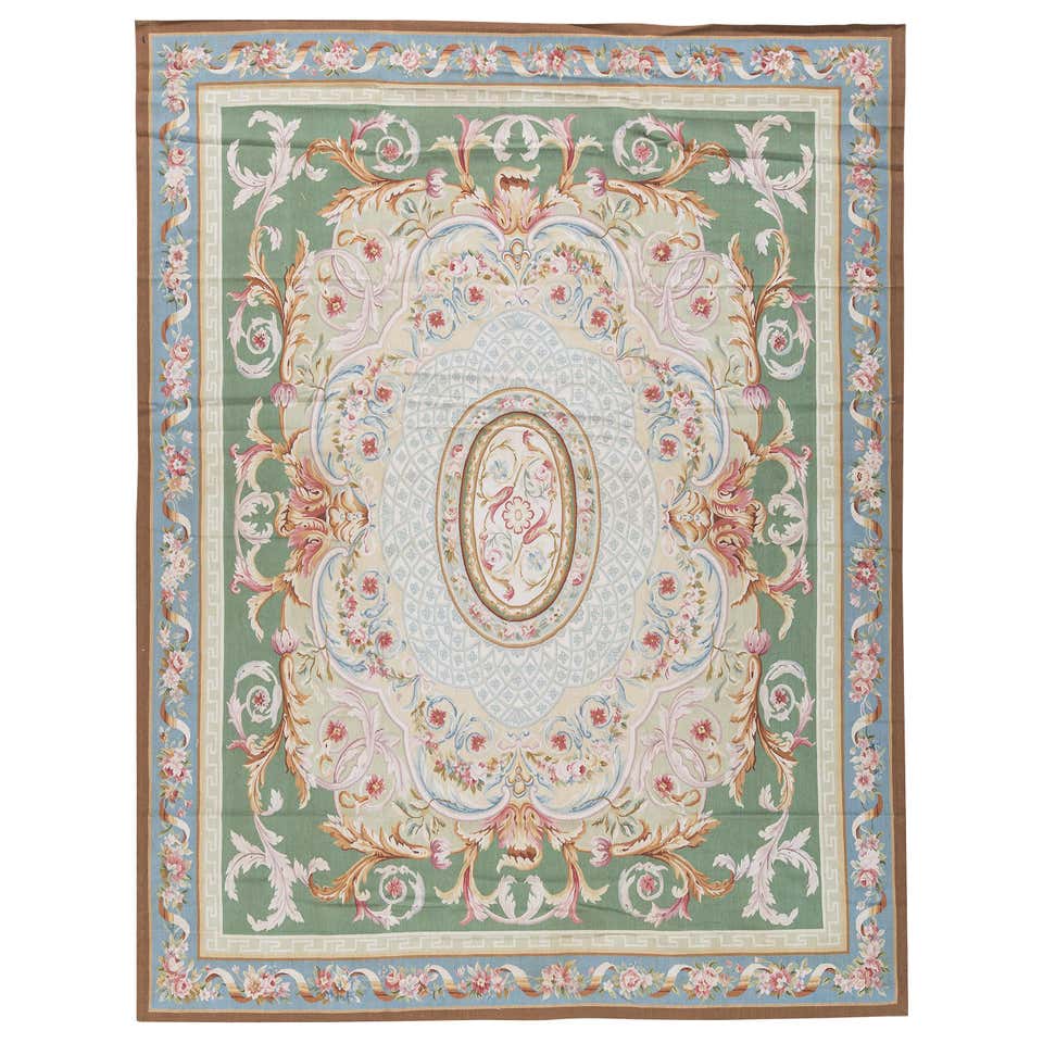 17th Century Traditional French Aubusson Style Flat-Weave Rug For Sale ...