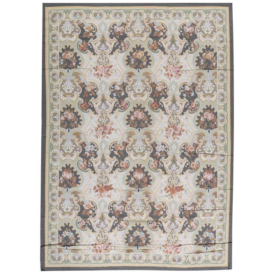 17th Century Traditional French Aubusson Style Flat-Weave Rug For Sale ...