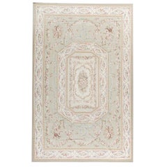 17th Century Traditional French Aubusson Style Flat Weave Rug