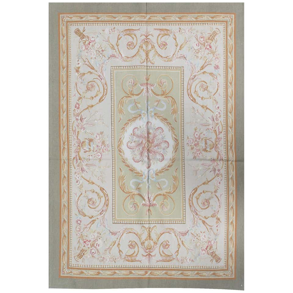 17th Century Traditional French Aubusson Style Flat-Weave Rug For Sale ...