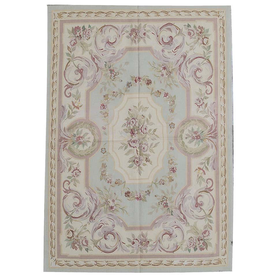 17th Century Traditional French Aubusson Style Flat-Weave Rug For Sale ...