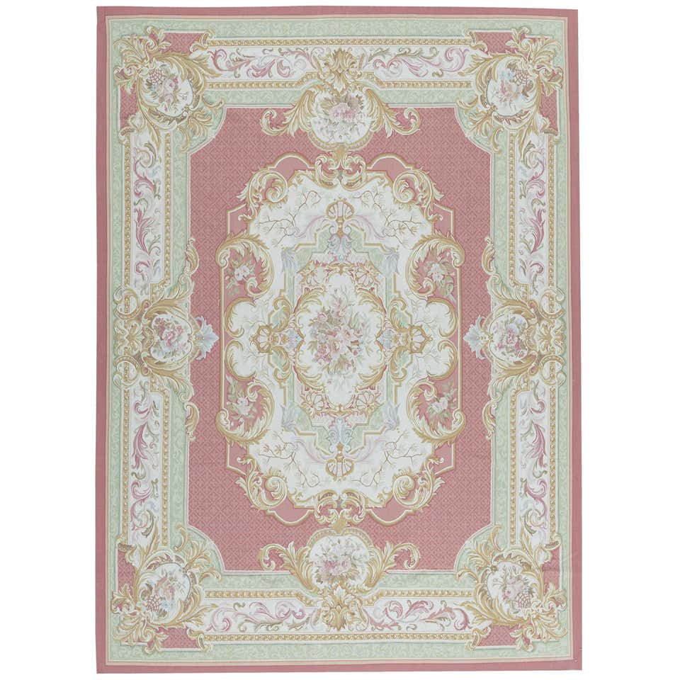 Traditional French Aubusson Style Flat-Weave Rug For Sale at 1stDibs ...