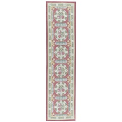 17th Century Traditional French Aubusson Style Flat-Weave Rug