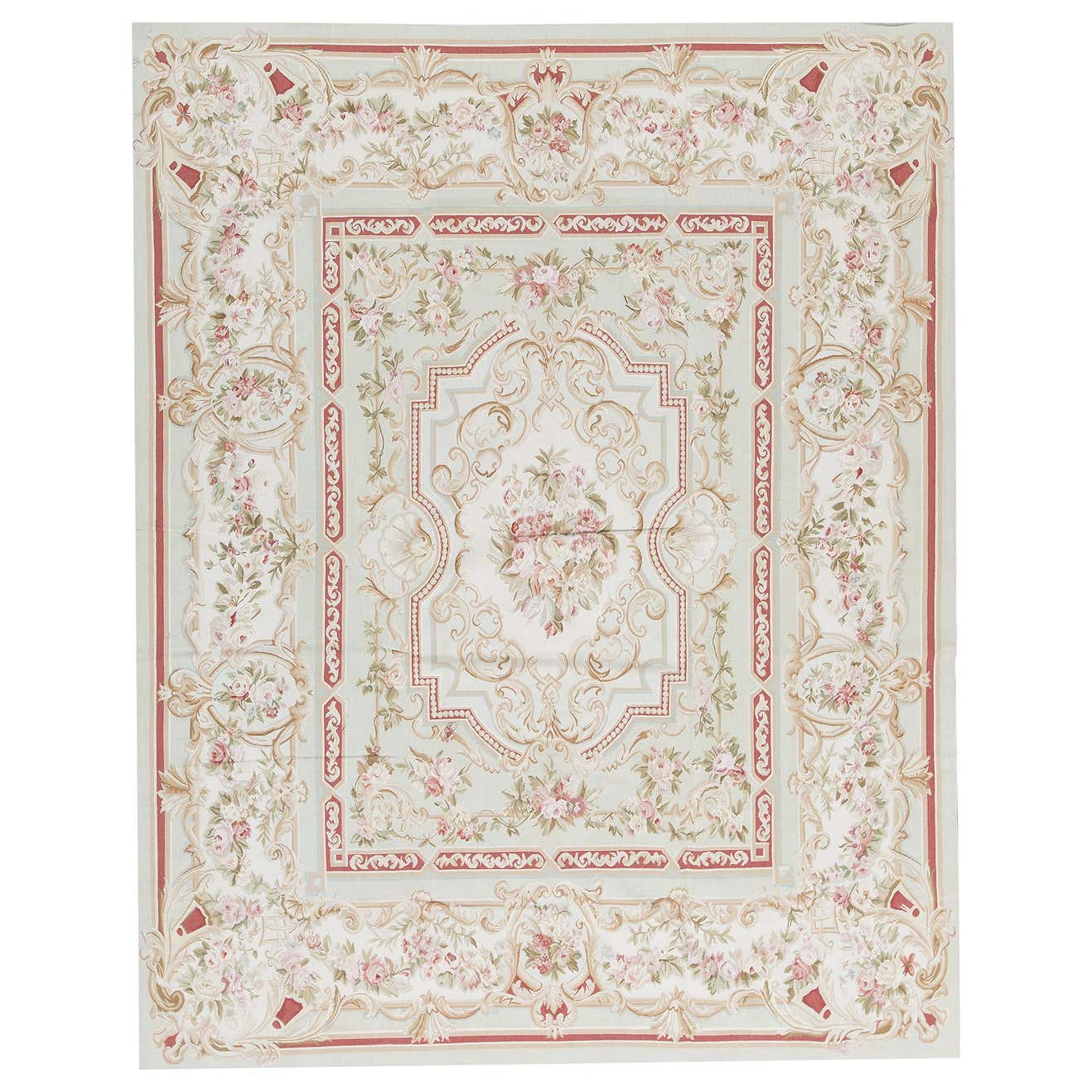 17th Century Traditional French Aubusson Style Flat-Weave Rug For Sale ...