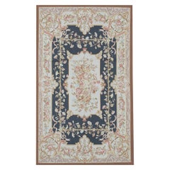 17th Century Traditional French Aubusson Style Flat-Weave Rug 
