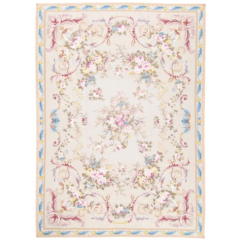 Aubusson Western European Rugs - 525 For Sale at 1stdibs