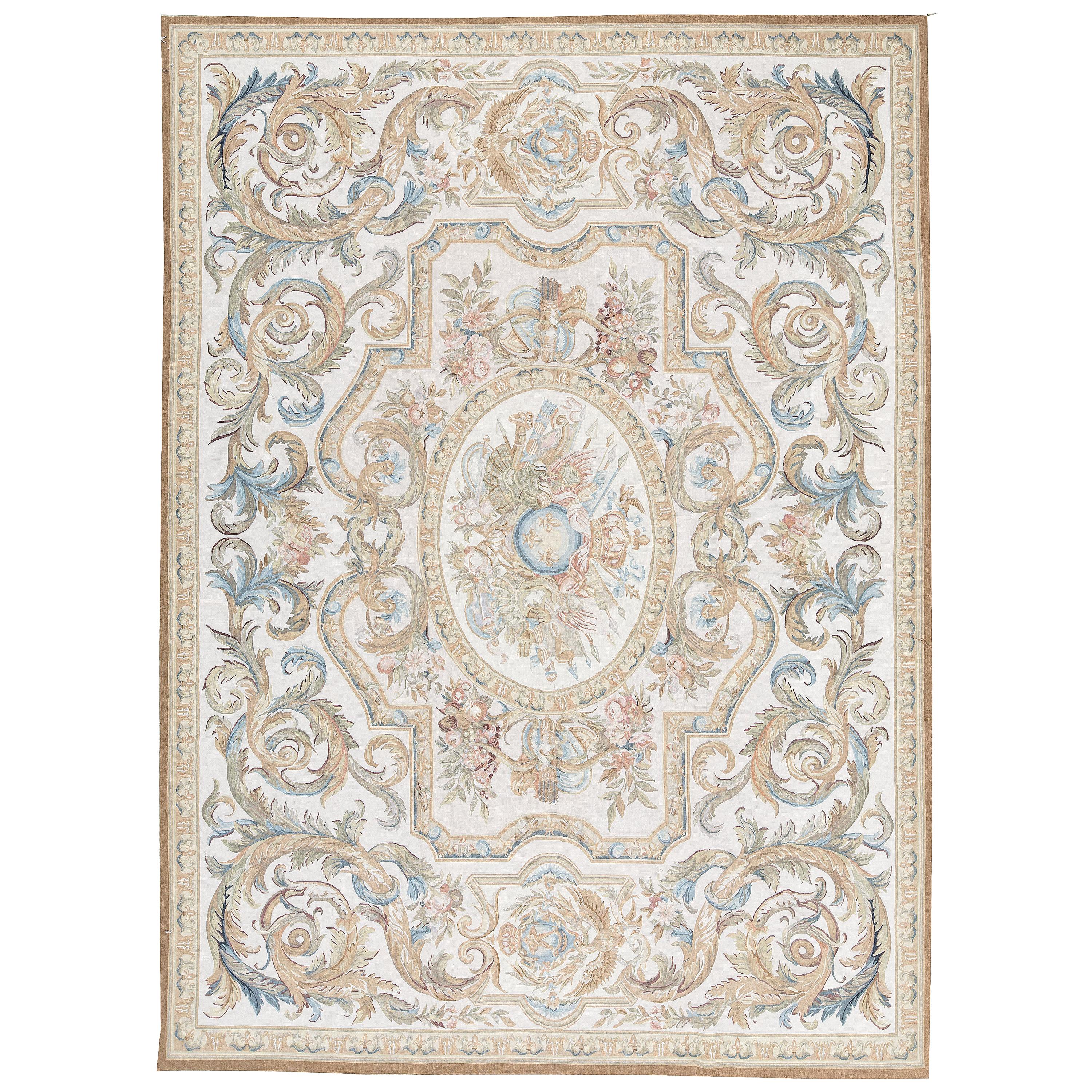 Aubusson Western European Rugs - 525 For Sale at 1stdibs
