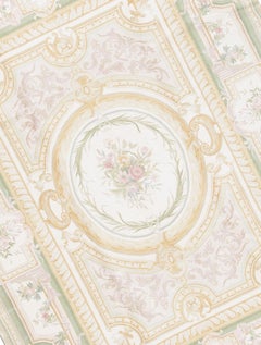 17th Century Traditional French Aubusson Sytle Flat-Weave Rug