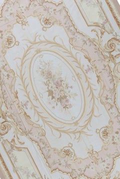 17th Century Traditional French Aubusson Style Flat-Weave Rug
