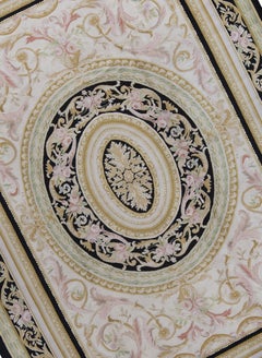 17th Century Traditional French Aubusson Style Flat-Weave Rug