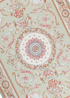 17th Century Traditional French Aubusson Sytle Flat-Weave Rug