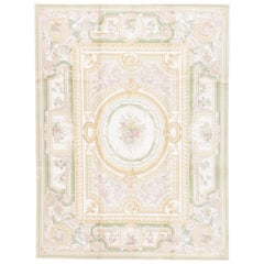 17th Century Traditional French Aubusson Sytle Flat-Weave Rug