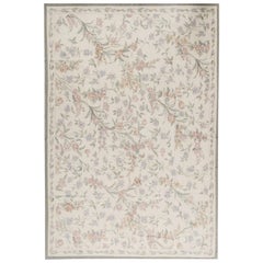 17th Century Traditional French Aubusson Sytle Flat Weave Rug
