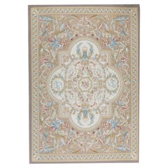 17th Century Traditional French Aubusson Sytle Flat Weave Rug