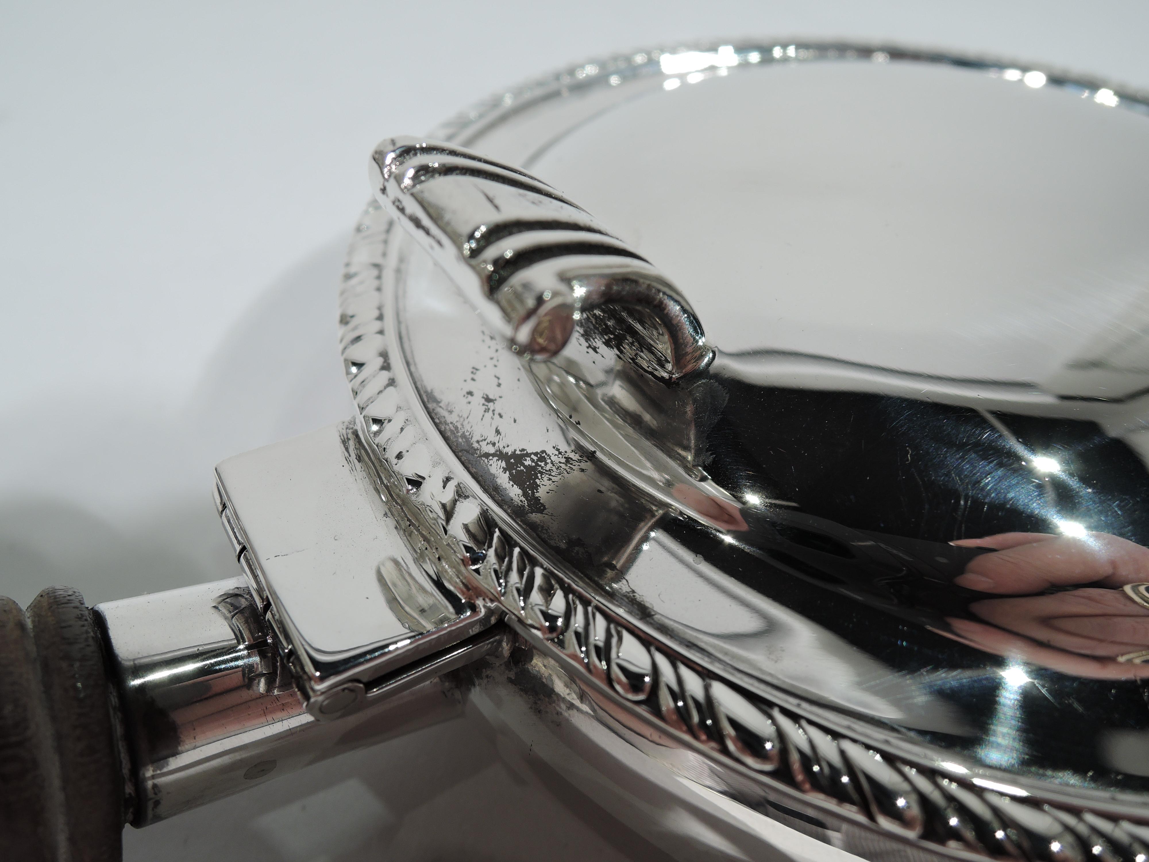 Mexican Traditional Georgian-Style Sterling Silver Silent Butler