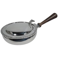 Vintage Traditional Georgian-Style Sterling Silver Silent Butler