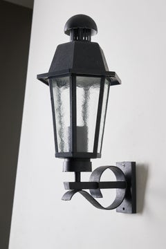 Traditional German Outdoor Wall Lantern by BEGA Boom, 53cm Height
