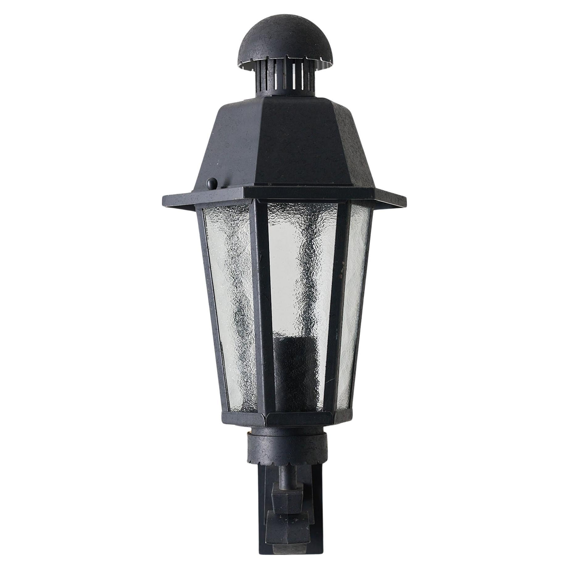 Traditional German Outdoor Wall Lantern by BEGA Boom, 53cm Height