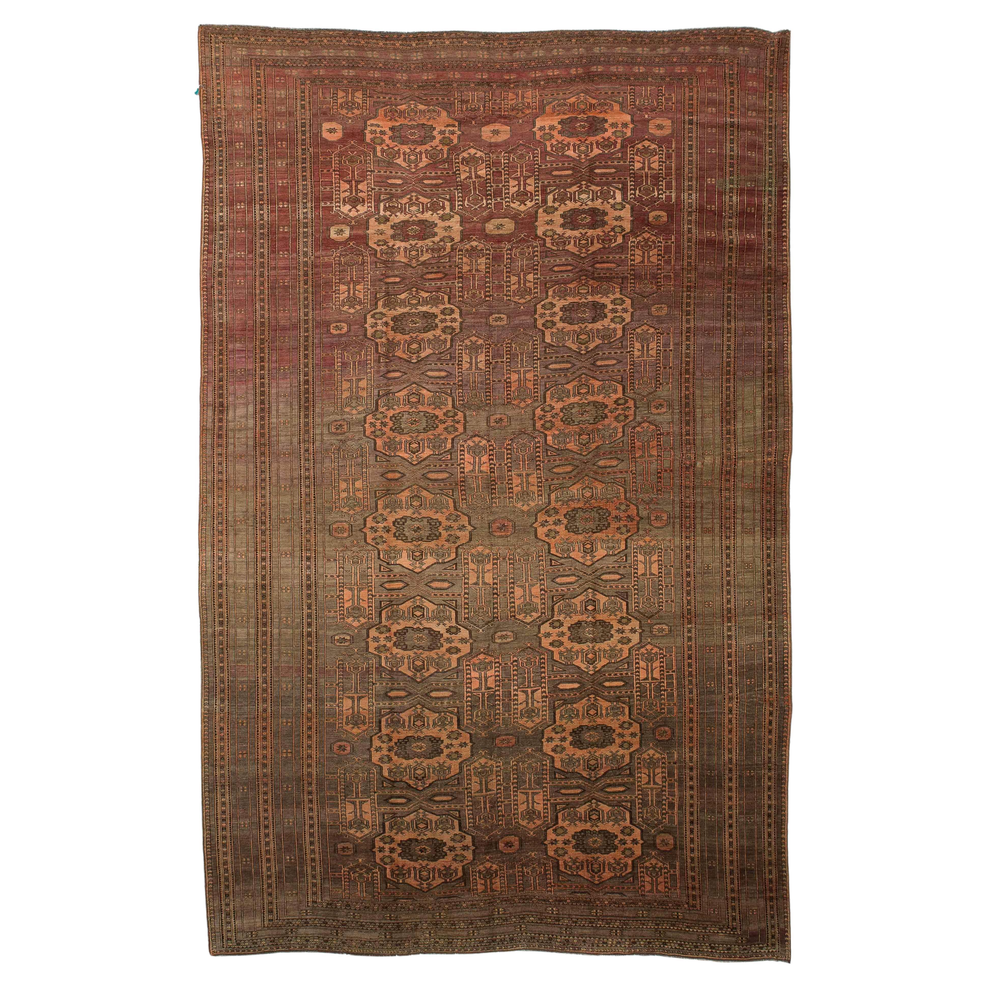 Traditional Hand-Knotted Afghan Rug For Sale