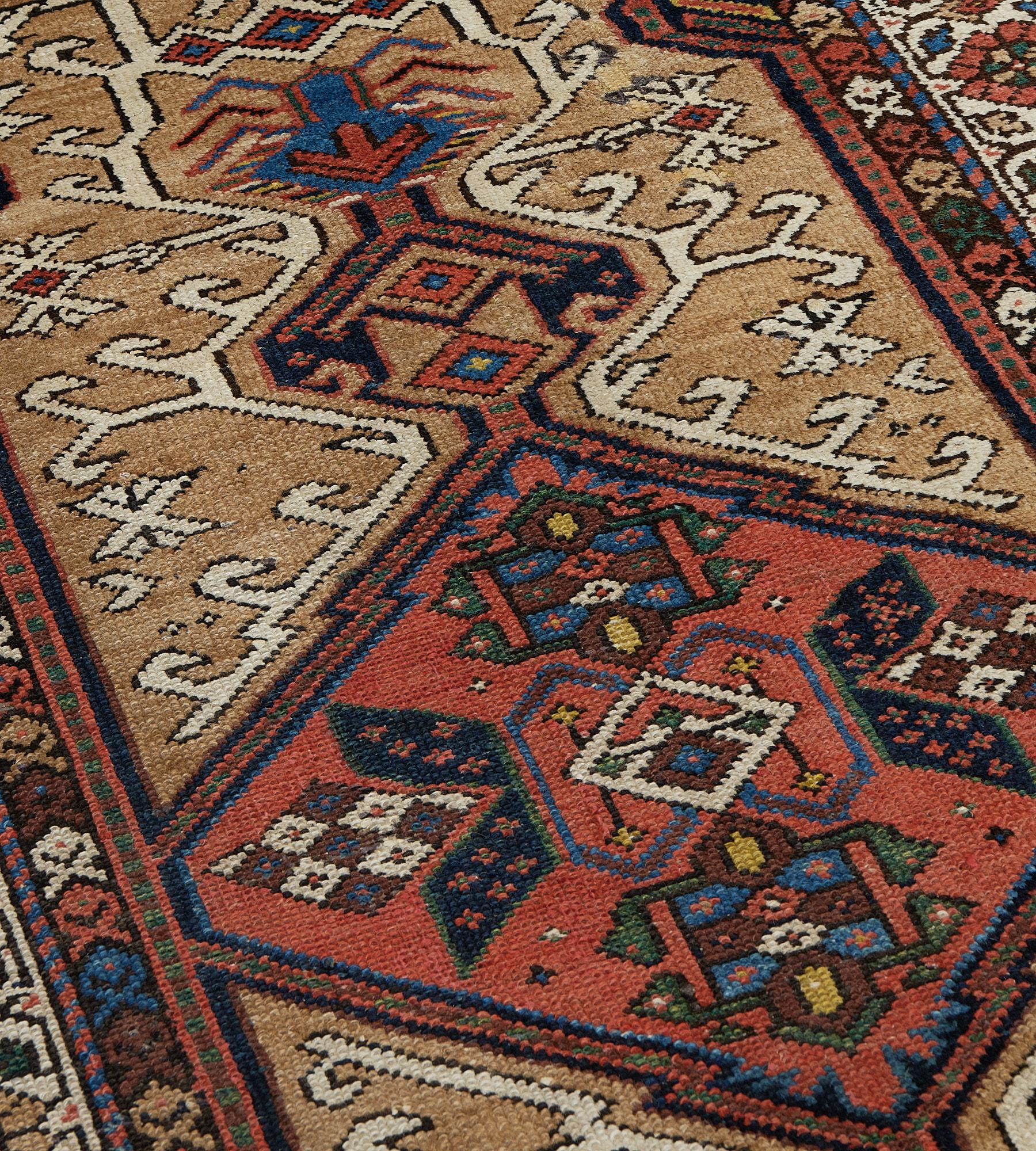 Traditional Hand-Knotted Persian Wool Serab Runner In Good Condition For Sale In West Hollywood, CA