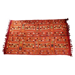 Tapis traditionnel rectangulaire Hand Made Tapis rouge Made in Iraq