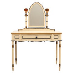 Vintage Traditional Hand Painted Dressing Table, circa 1940