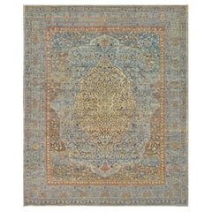 Traditional Hand-Woven Antique Persian Tabriz Rug