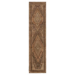 Traves de Mesa Tradicional Khotan de Lana Rombo Escalonado Antiguo Tejido a Mano