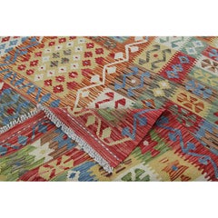 Traditional Handwoven Turkish Kilim Rug