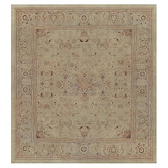 Traditional Hand-woven Wool Indian Agra Rug