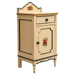 Traditional Handpainted Night Stand, circa 1940