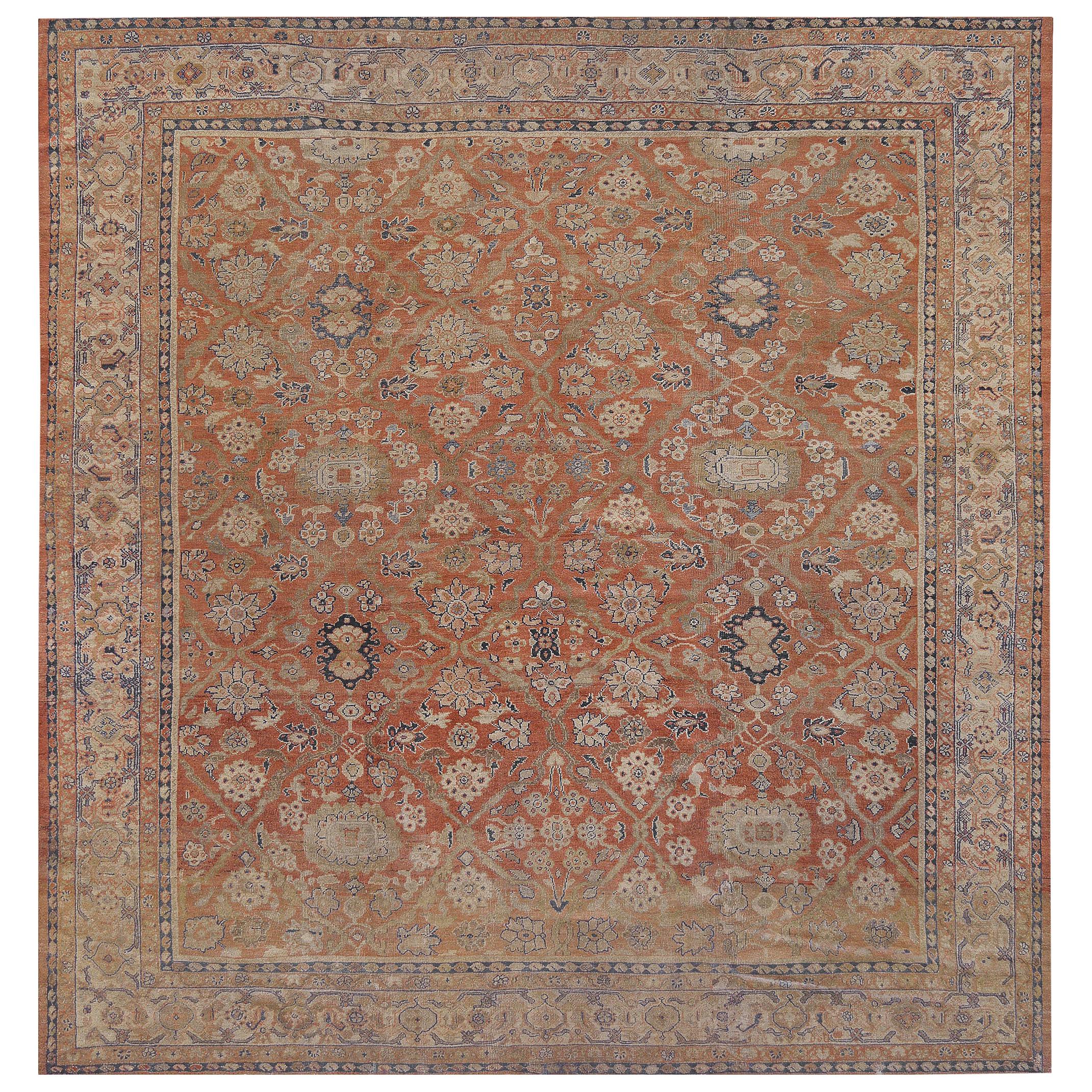 Handwoven Persian Sultanabad Rug For Sale at 1stDibs