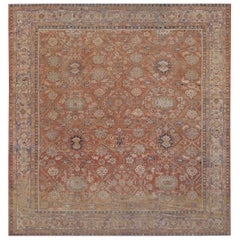 Traditional Handwoven Antique Sultanabad Rug