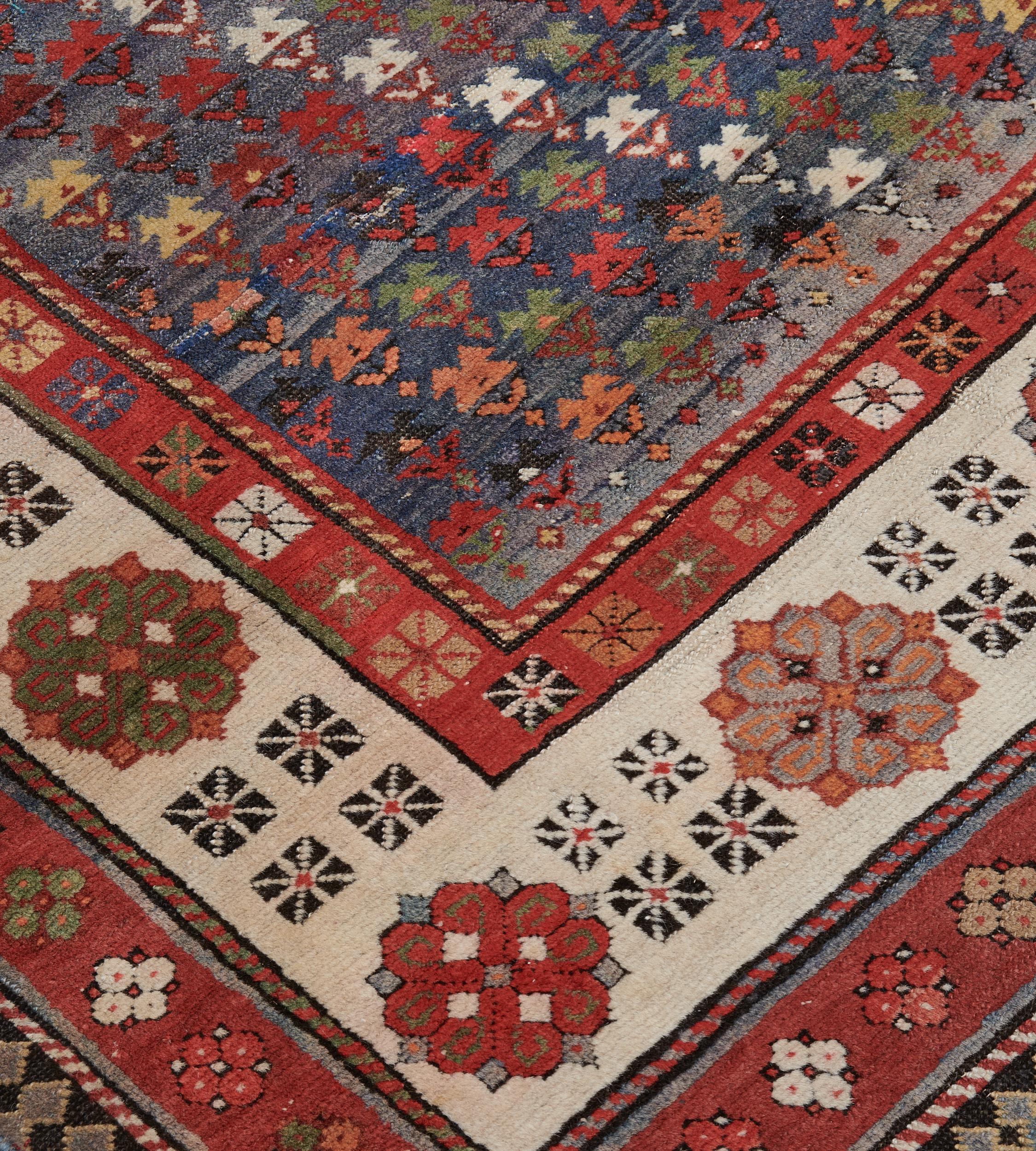 Azerbaijani Traditional Handwoven Caucasian Talysh Rug For Sale