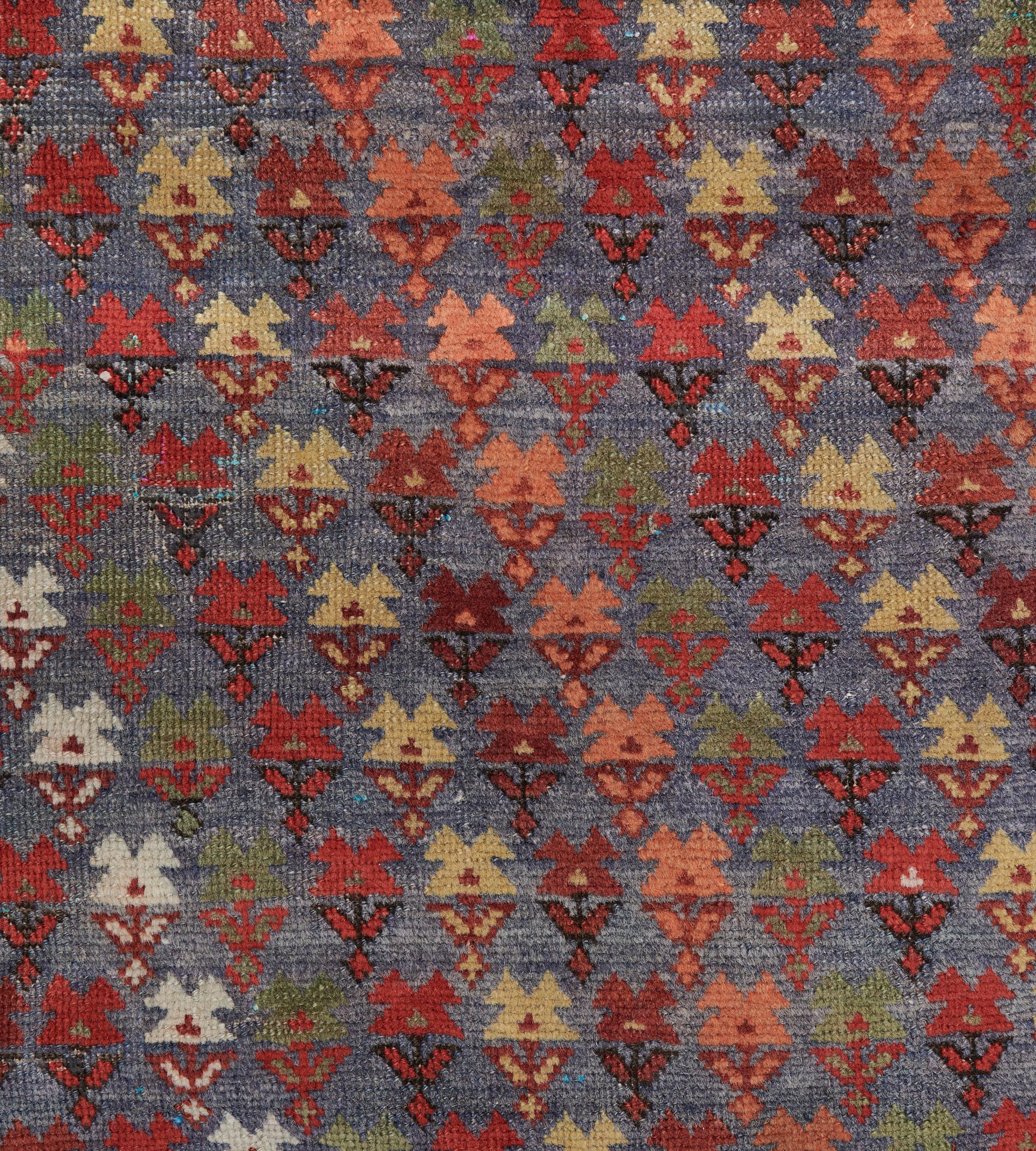 Traditioneller handgewebter kaukasischer Talysh-Teppich (Handgeknüpft) im Angebot