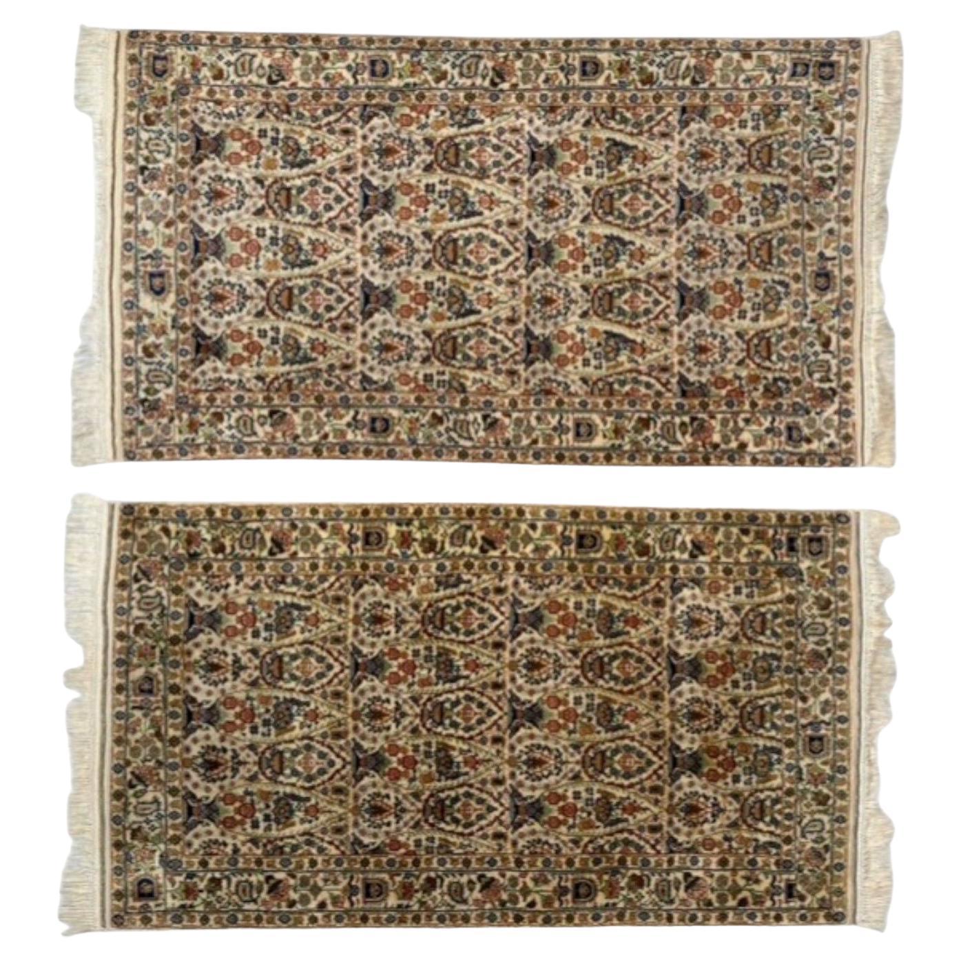 Traditionelle, handgewebte, indische Wollteppiche, Indien, 1960er Jahre im Angebot