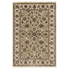 Traditional Handwoven Luxury Agra Wool Area Rug 4'x5'10"