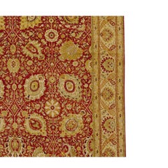Traditional Handwoven Luxury Hadji Jalili Tabriz Aubergine / Beige