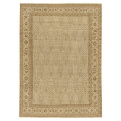 Traditional Handwoven Luxury Hadji Jalili Tabriz Beige / Beige