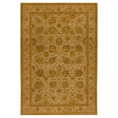 Traditional Handwoven Luxury Hadji Jalili Tabriz Beige / Brown