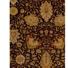 Traditional Handwoven Luxury Hadji Jalili Tabriz Black / Camel