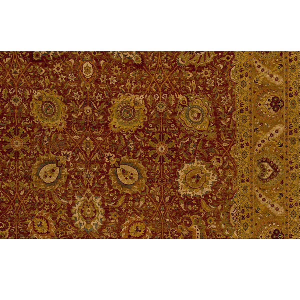 Hand-Knotted Traditional Handwoven Luxury Hadji Jalili Tabriz Brown / Brown For Sale