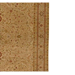 Traditional Handwoven Luxury Hadji Jalili Tabriz Gold / Camel