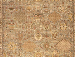Traditional Handwoven Luxury Hadji Jalili Tabriz Light Blue / Beige