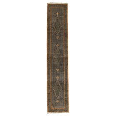 Traditional Handwoven Luxury Wool Antique Chinese Navy