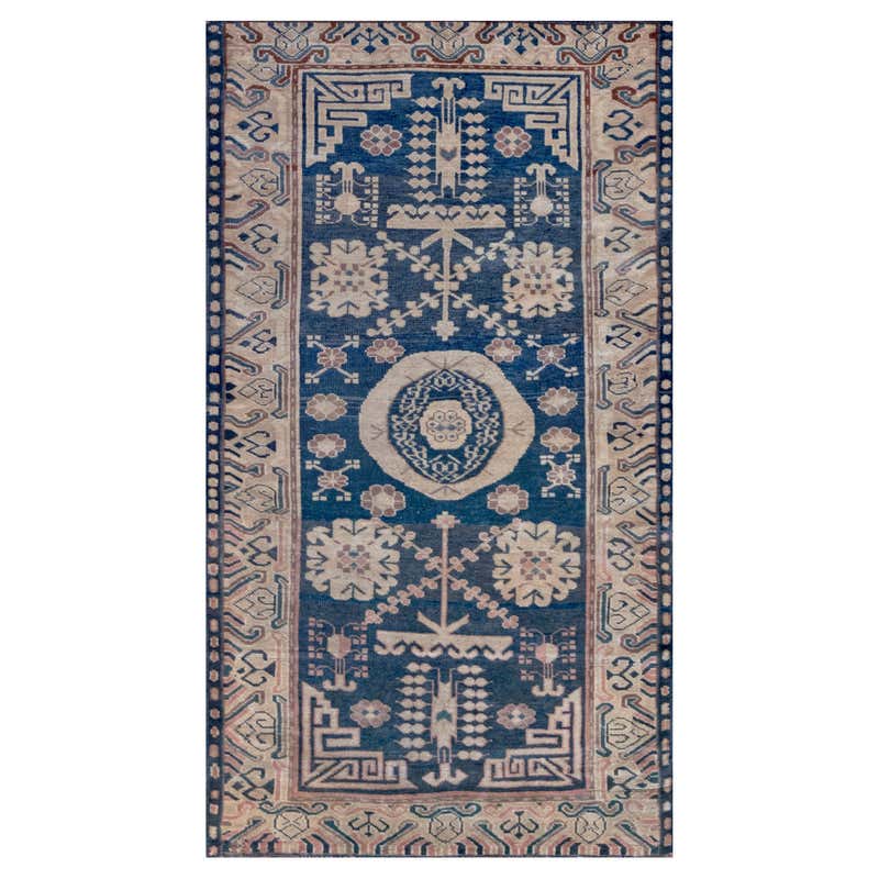 Mansour Modern Khotan Style Handwoven Wool Rug For Sale at 1stDibs ...