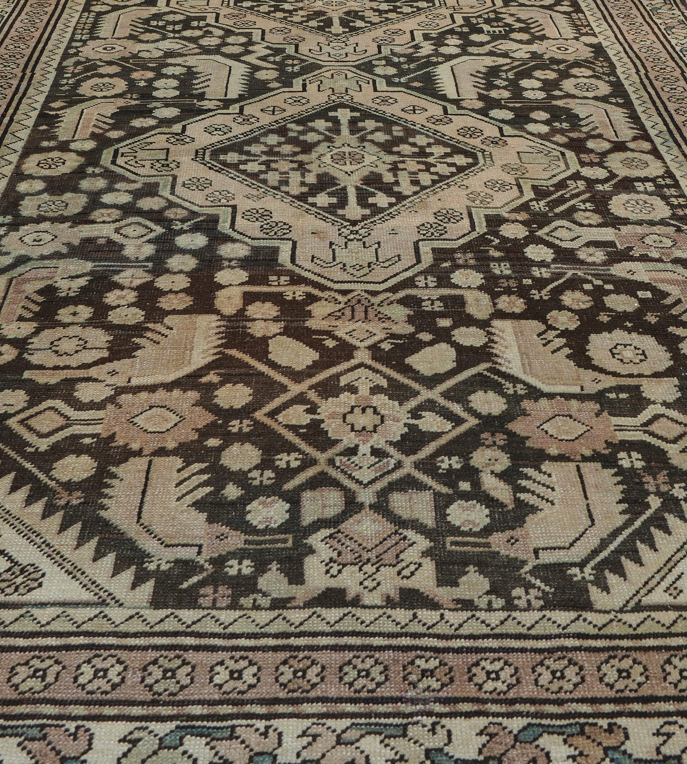 Traditional Handwoven Persian Karabagh Runner In Good Condition For Sale In West Hollywood, CA